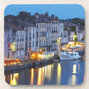 Posavasos Restaurantes a lo largo del río l'Herault. L'Herau