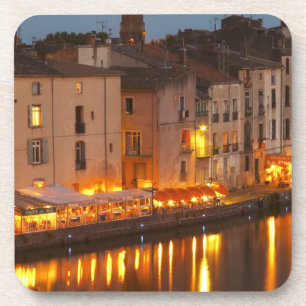 Posavasos Restaurantes a lo largo del río l'Herault. L'Herau