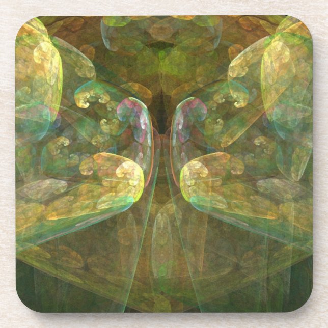 Posavasos Resumen colorido de la materia cerebral (Frente)