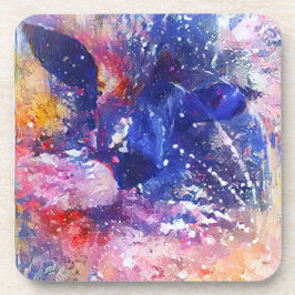 Posavasos Resumen Cósmico de Dreamscape Cat