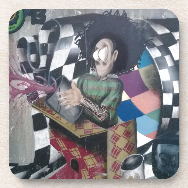 Posavasos Resumen de arte de graffiti (Frente)