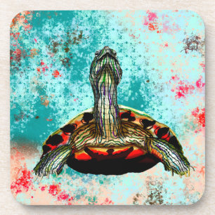 Posavasos Resumen de arte de tortuga