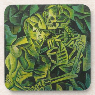 Posavasos Resumen De Arte Geométrico Del Hombre Y El Esquele