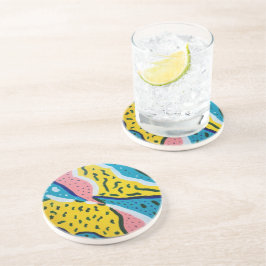 Posavasos Resumen de arte mariposa