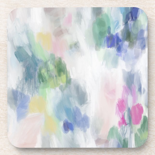 Posavasos Resumen de conjunto de escayas plásticas de arte (Frente)