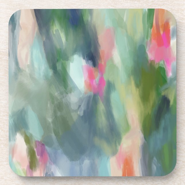 Posavasos Resumen de conjunto de escayas plásticas de arte (Frente)