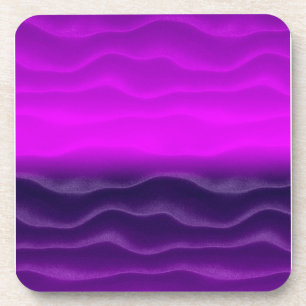 Posavasos Resumen de dunas de arena morada