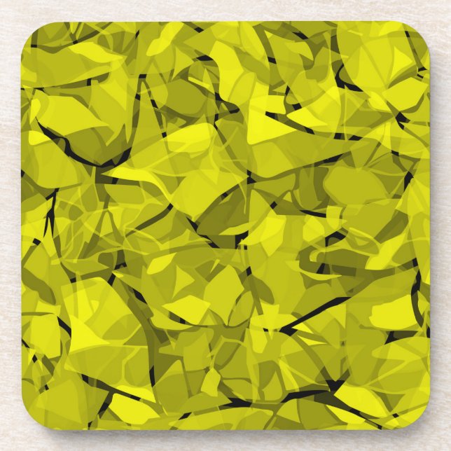 Posavasos Resumen de la impresión del patrón de mosaico de c (Frente)