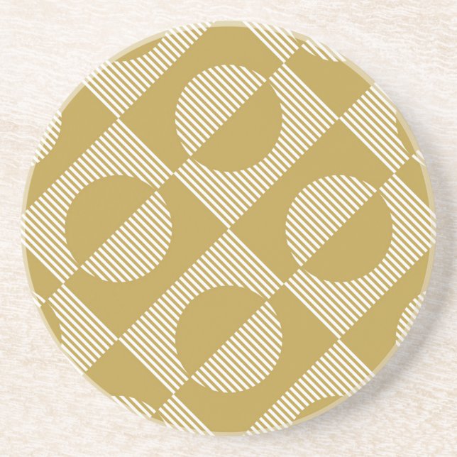 Posavasos Resumen de la infiltración geométrica sin soldadur (Frente)