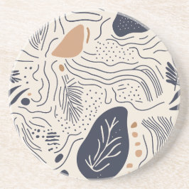 Posavasos Resumen de la montaña rusa de arenisca mediterráne