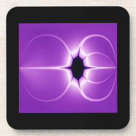 Posavasos Resumen de la púrpura araña fractal