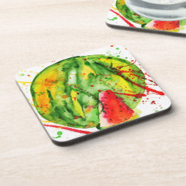 Posavasos Resumen de la sandía acuática brillante