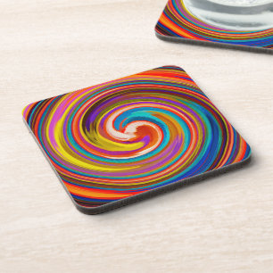 Posavasos Resumen De Swirl Moderno Art. #15