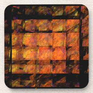 Posavasos Resumen del muro: montaña rusa de corcho