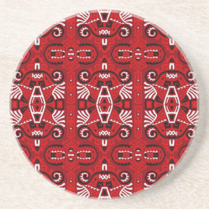 Posavasos Resumen étnico Vintage Boho Tile