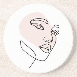 Posavasos Resumen mínimo de la línea única femenina del art.