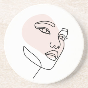 Posavasos Resumen mínimo de la línea única femenina del art.