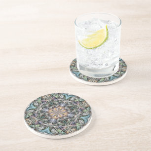 Posavasos Resumen Multicolor Succulum Garden Rosette