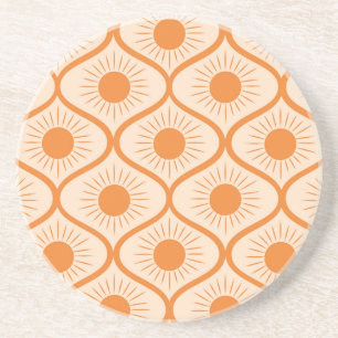 Posavasos Resumen Naranja Sun en Ogee Mid Century