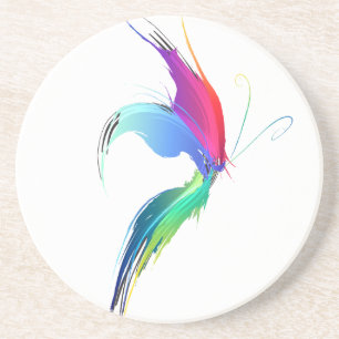 Posavasos Resumen Paint Splatt Butterfly