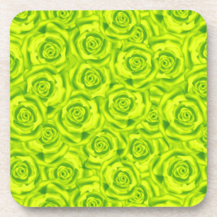 Posavasos Resumen rosas florales patrón empanador de bebidas