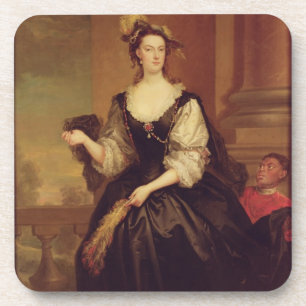 Posavasos Retrato de Anne Howard, señora Yonge (aceite en