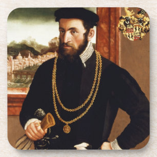 Posavasos Retrato de Antón Rummel von Liechtenan