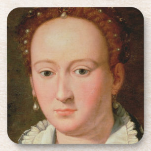 Posavasos Retrato de Bianca Cappello, c.1580 (aceite en el