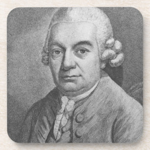 Posavasos Retrato de Carl Philipp Manuel Bach (1714-88) (e