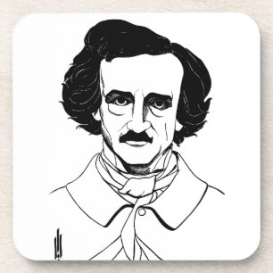 Posavasos Retrato de Edgar Allan Poe