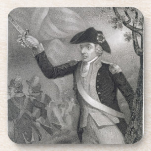 Posavasos Retrato de general Francisco Marion en la batalla