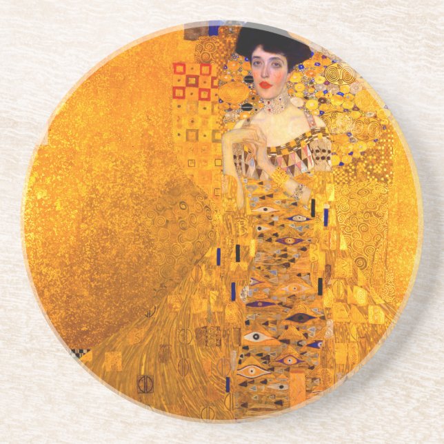Posavasos Retrato de Gustav Klimt de Adele Bloch Bauer (Frente)