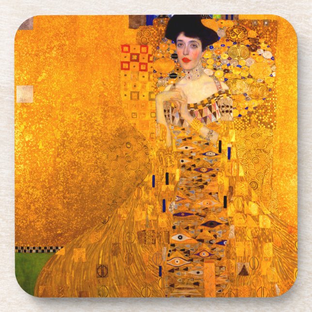 Posavasos Retrato de Gustav Klimt de Adele Bloch Bauer (Frente)