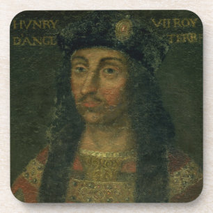 Posavasos Retrato de Henry VII (1457-1509) (aceite en el