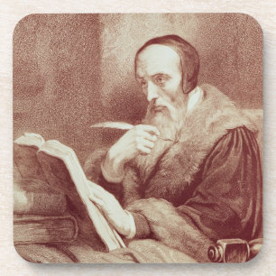 Posavasos Retrato de Juan Calvino (1509-1564) (grabado)