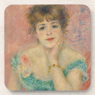 Posavasos Retrato de la actriz Jeanne Samary, Auguste Renoir
