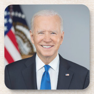 Posavasos Retrato de la Casa Blanca del presidente Joe Biden