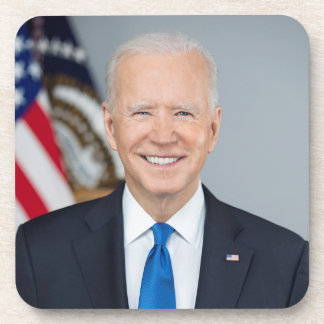 Posavasos Retrato de la Casa Blanca del presidente Joe Biden
