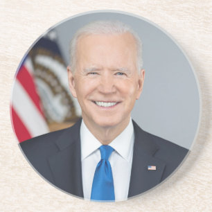 Posavasos Retrato de la Casa Blanca del presidente Joe Biden
