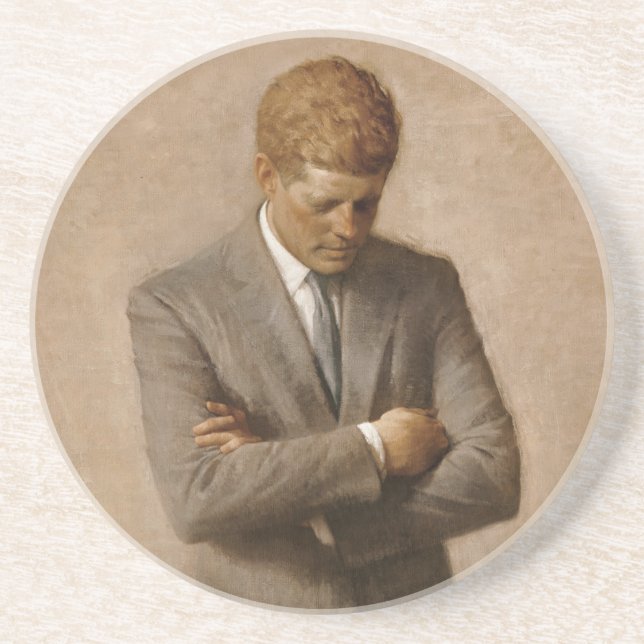 Posavasos Retrato de la Casa Blanca Presidencial de los Esta (Frente)