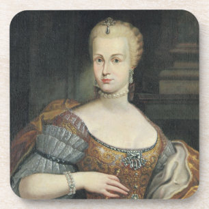 Posavasos Retrato de la esposa de Pedro Leopoldo di Lorena,