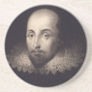 Posavasos Retrato de la montaña rusa de Shakespeare