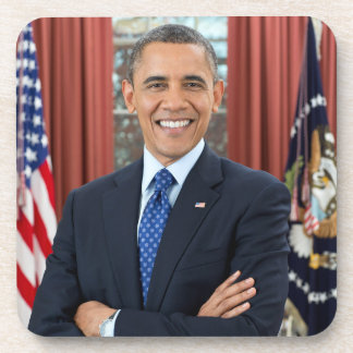 Posavasos Retrato de la Oficina Oval, Obama Barack President