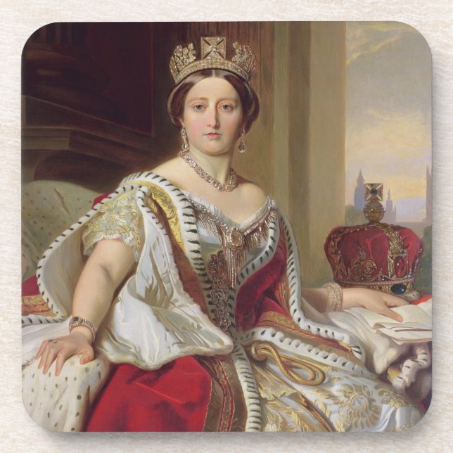 Posavasos Retrato de la reina Victoria (1819-1901) 1859 (Frente)