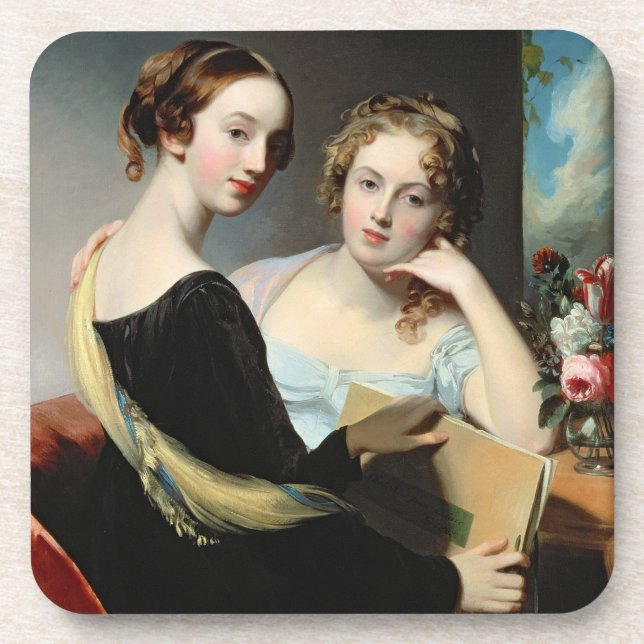 Posavasos Retrato de las hermanas de McEuen, después de 1823 (Frente)