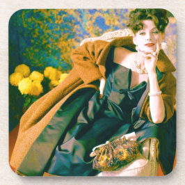 Posavasos Retrato de moda de los años 50