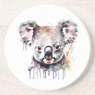 Posavasos Retrato de oso de Koala