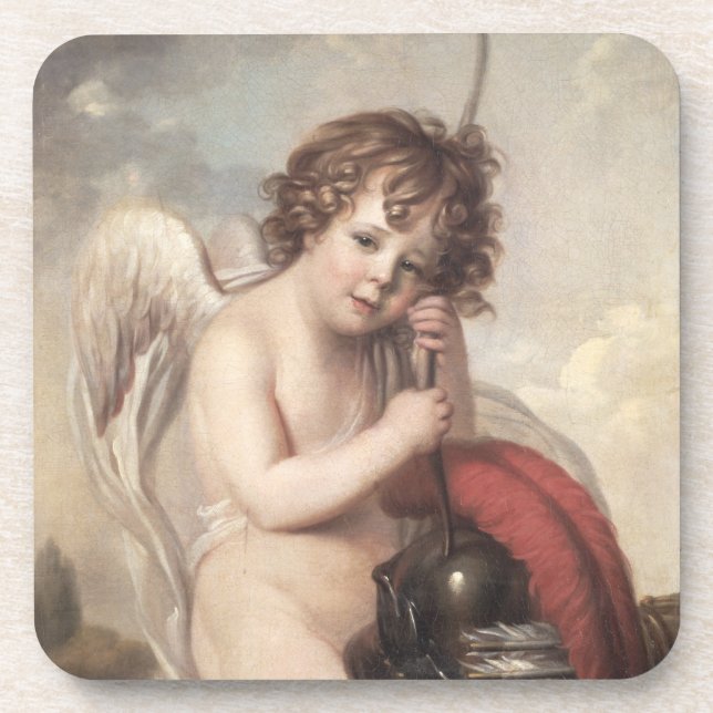 Posavasos Retrato de Oswald principal Fawcett como Cupid (Frente)