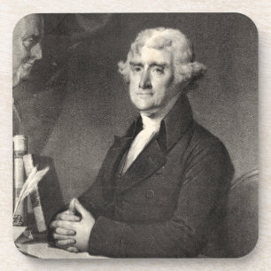 Posavasos Retrato de Thomas Jefferson