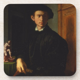 Posavasos Retrato de un hombre joven, c.1532-40 (aceite en